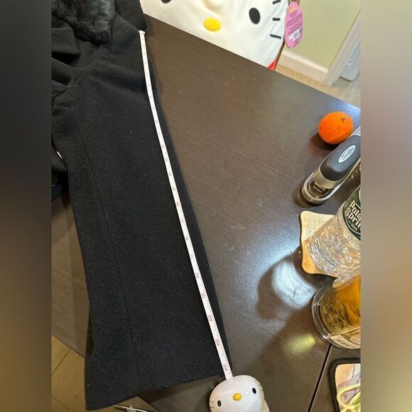 NWT Nuage at Debenhams black long coat size 16 - Picture 11 of 13